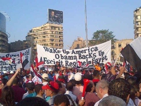 Egyptian protestors