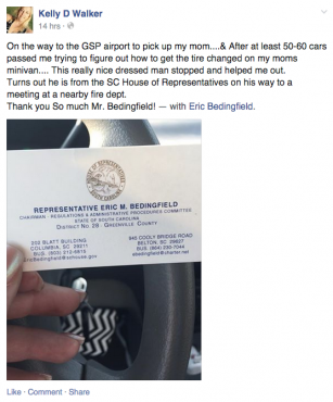 bedingfield tire chage