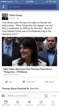Chris Corley Nikki Haley