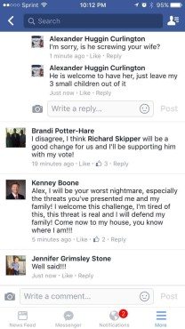 kenney boone facebook message