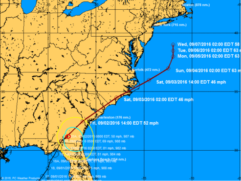 hermine 2 sept 8 am forecast