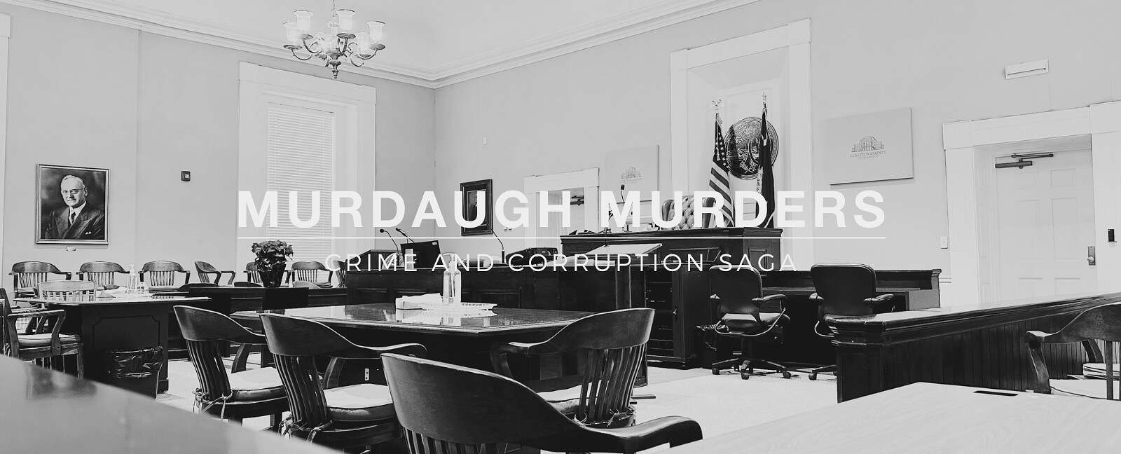 Alex Murdaugh Murder Trial Courtroom interior