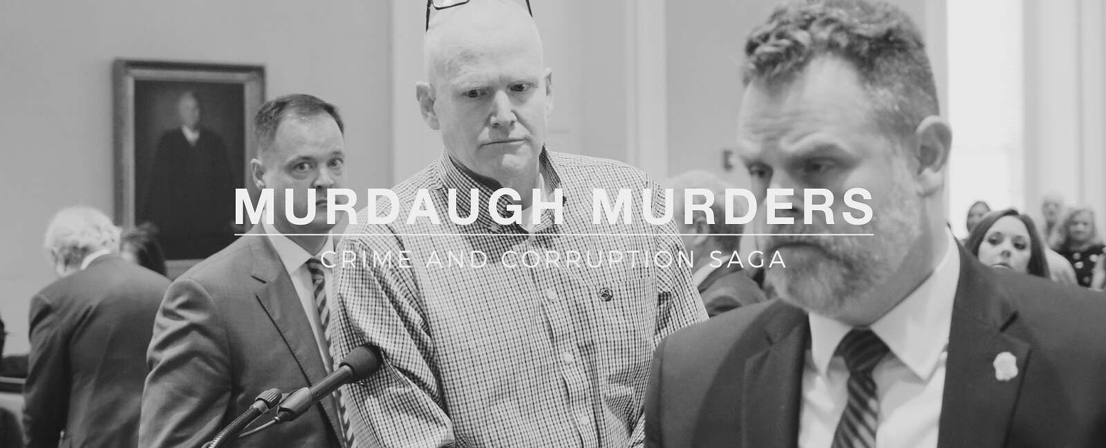Alex Murdaugh Murder Trial Alex with SLED agents