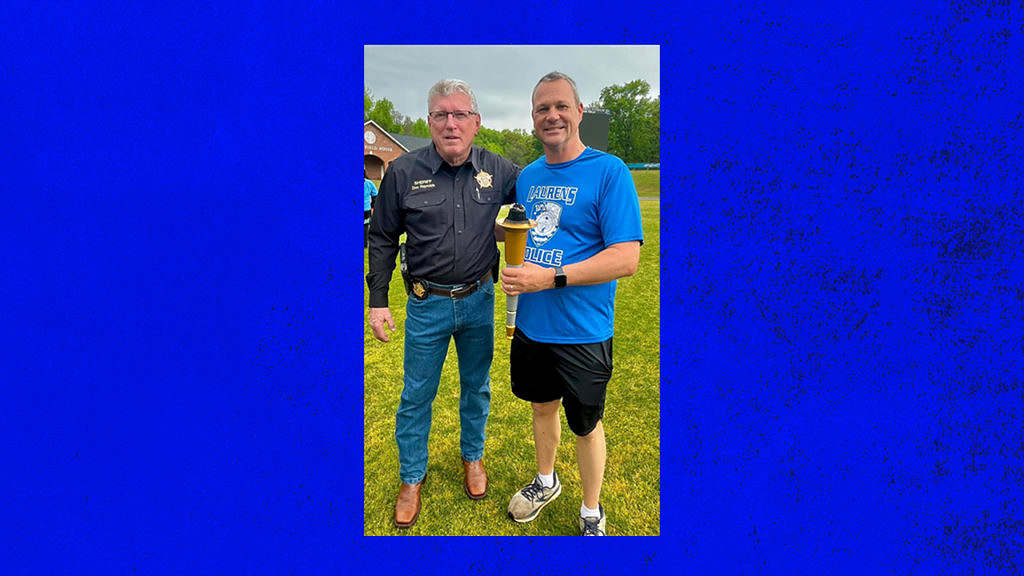 Chief Heath Copeland and Laurens County Sheriff Don Reynolds.
